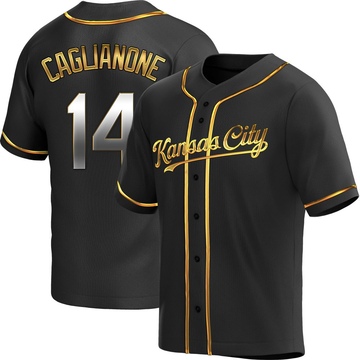 Black Golden Replica Jac Caglianone Men's Kansas City Royals Alternate Jersey