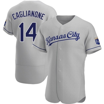 Gray Authentic Jac Caglianone Men's Kansas City Royals Road Jersey