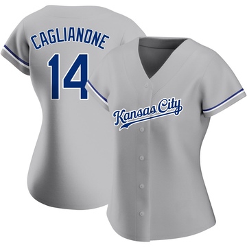 Gray Authentic Jac Caglianone Women's Kansas City Royals Road Jersey