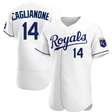 White Authentic Jac Caglianone Men's Kansas City Royals Home Jersey